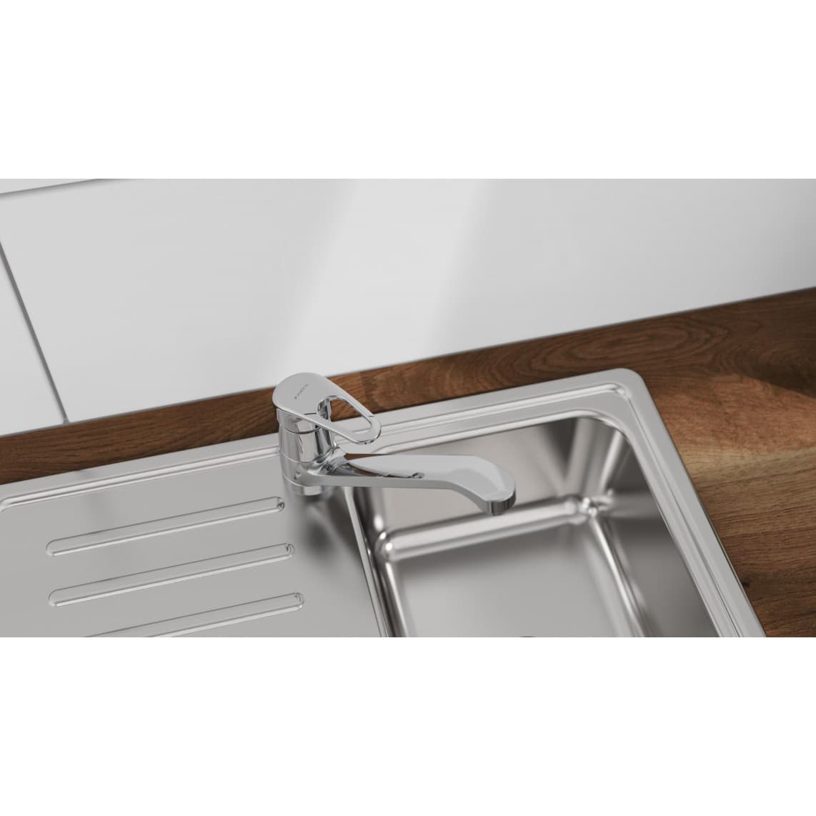 77250 GRANDE Keukenkraan, chroom