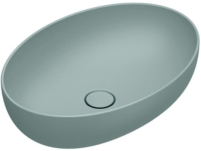 VASQUE A POSER SFERA CATALANO CATAGLAZE+ 60X42 H16 SANS TROP-PLEIN ACQUA SATINATO