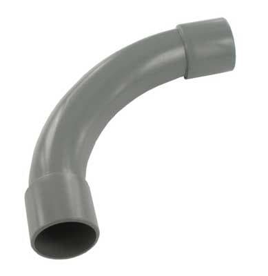 Coude 20mm Gris Ral 7037