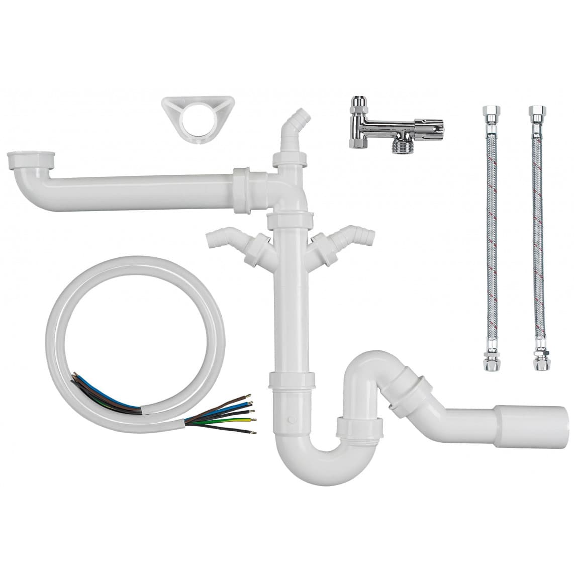 98833111 Kit de raccordement cuisine WK 11, blanc