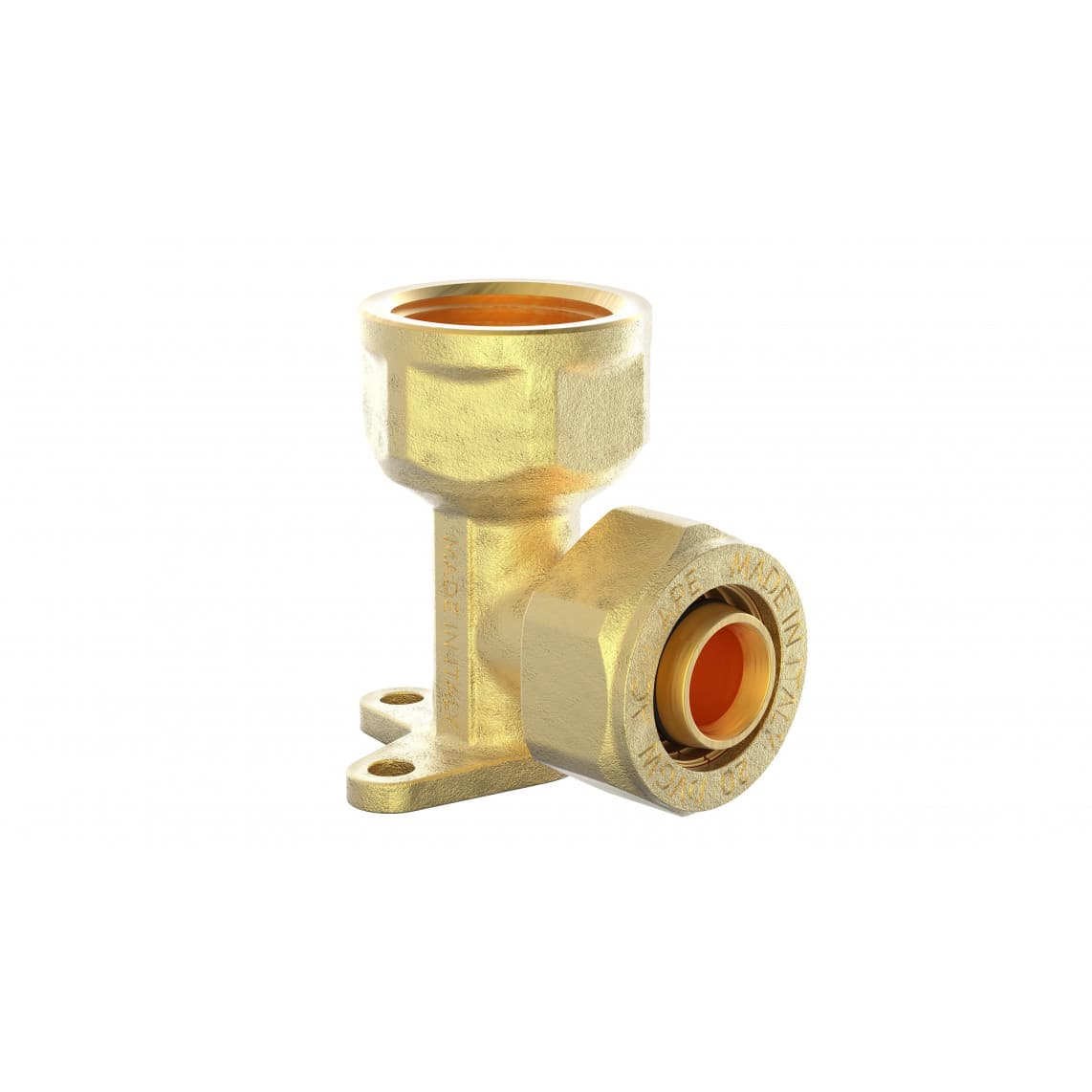988909155 LT disque mural, vierge, 16 mm x 1/2" F, raccord à serrer pour tube multicouche