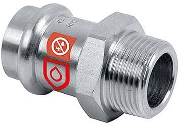 RACCORD M 15MM-1/2" ACIER CARBONE FRABO