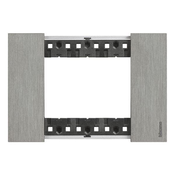 LNow plaque 3 modules Acier pour support référence K4703