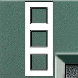 LivingLight - plaque rectangulaire 3 x 2 modules 71mm Park