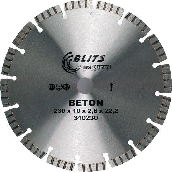 DISQUE DIAMANT BETON BLITS R 150x22,2