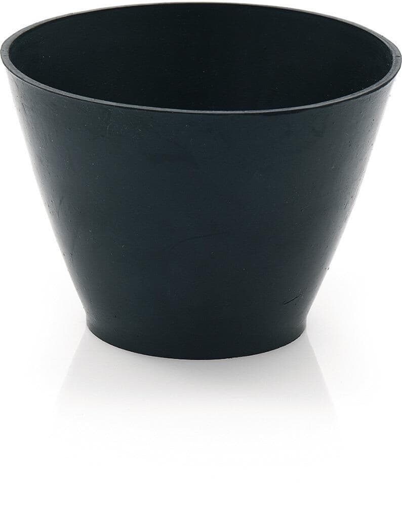 Creuset à plâtre noir 130mm 90mm conique