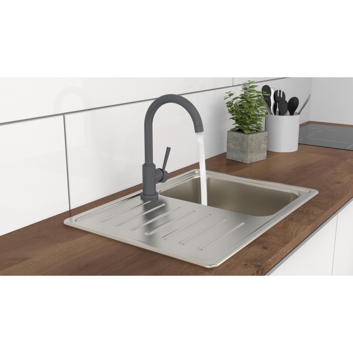 79164 CORNWALL Sink mixer, anthracite matt