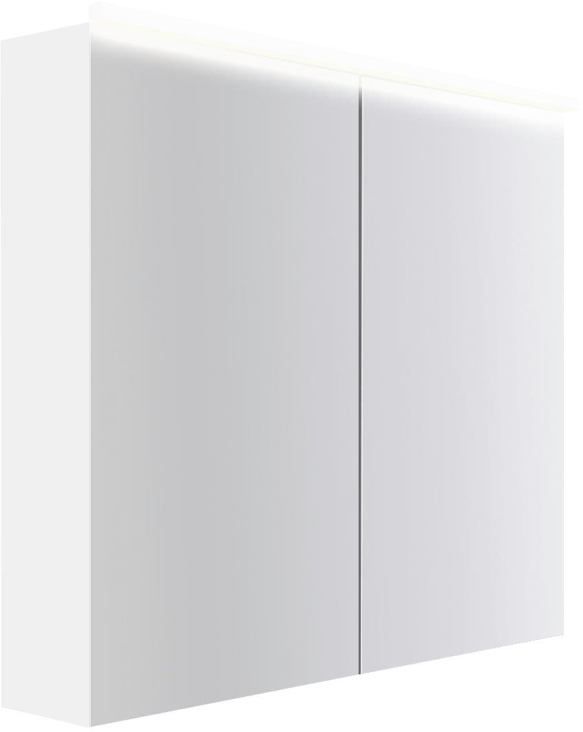ARMOIRE TOILETTE COFFEE 2 PORTES 900MM 4250K BLANC MAT