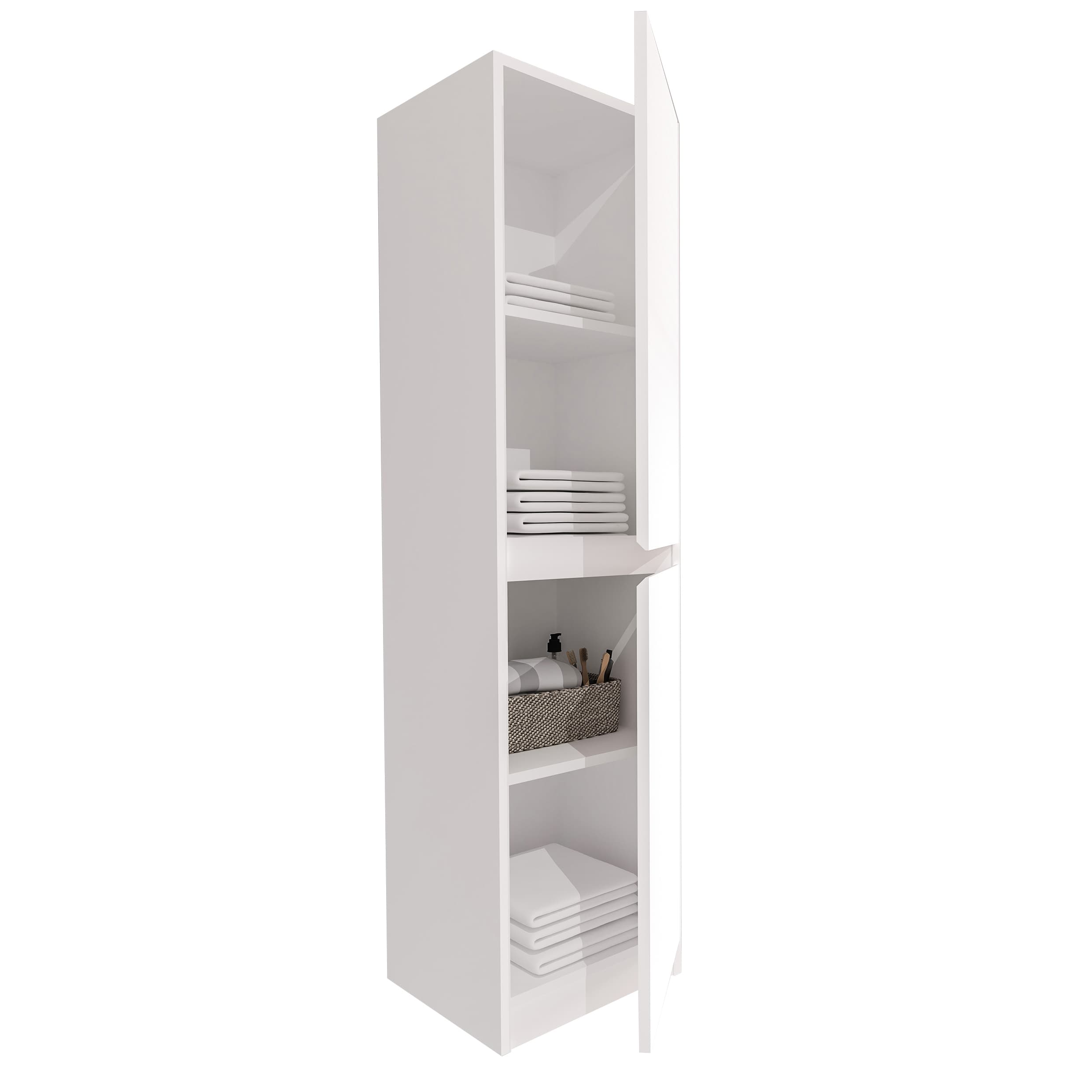Jupiter Meuble Colonne (135CM) - blanc mat
