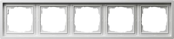 Cadre de finition Gira F100 Blanc brillant En combinaison avec la bride