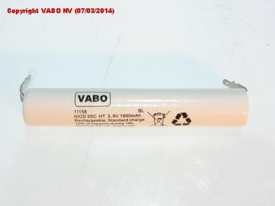 11158 NiCd 3SC 1800mAh  HT stack 3.6V +4.8MAN -4.8MAN 4500mAh 23 x 126mm