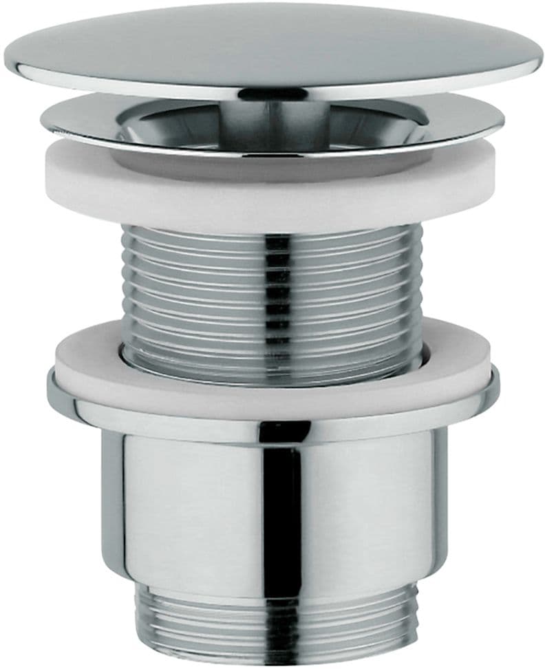 CREPINE DESIGN NOBILI 5/4" RONDE SANS TROP-PLEIN CHROME