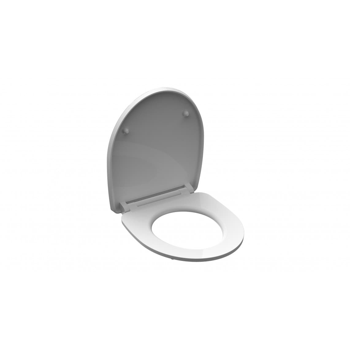 82583 abattant WC en Duroplast HG RAINDROP, avec frein de chute et déclipsable
