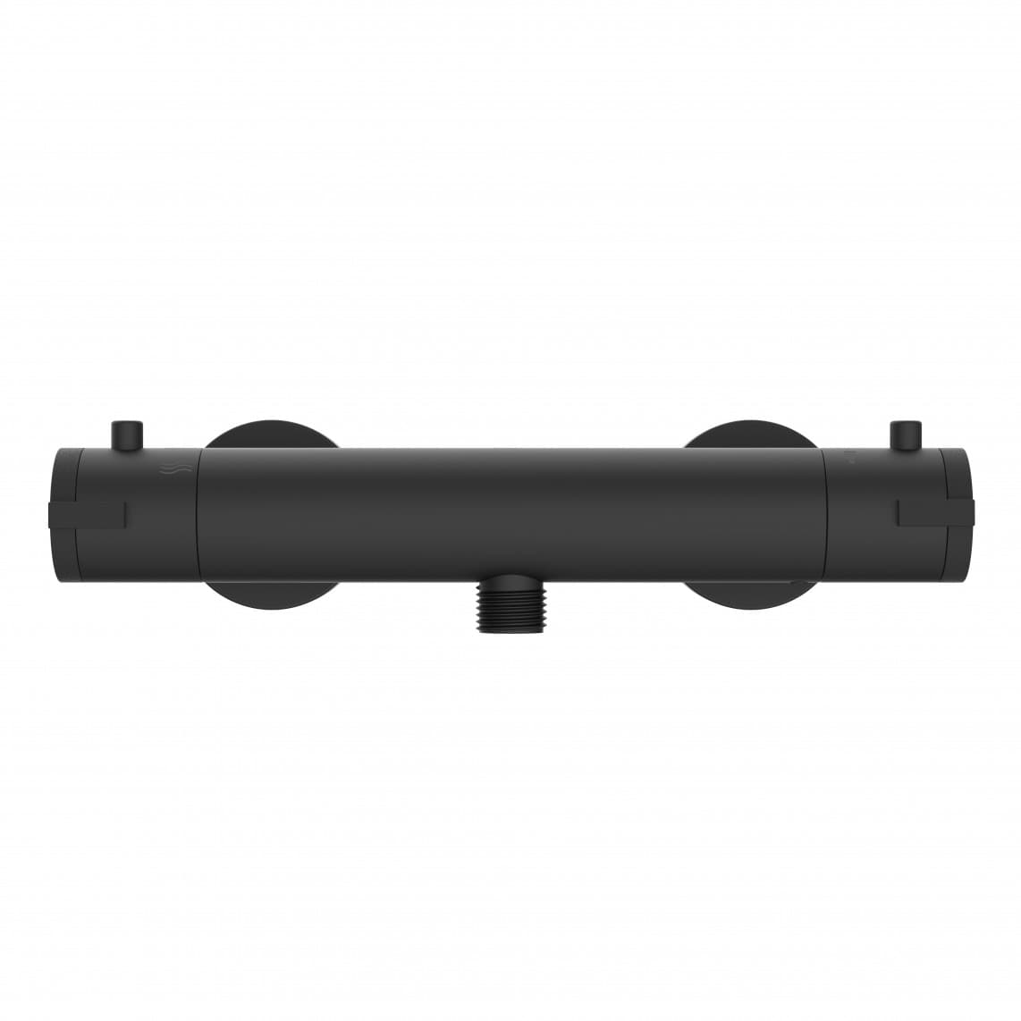 CLT168ACRBL CLAUDIO Mitigeur thermostatique de douche, noir mat