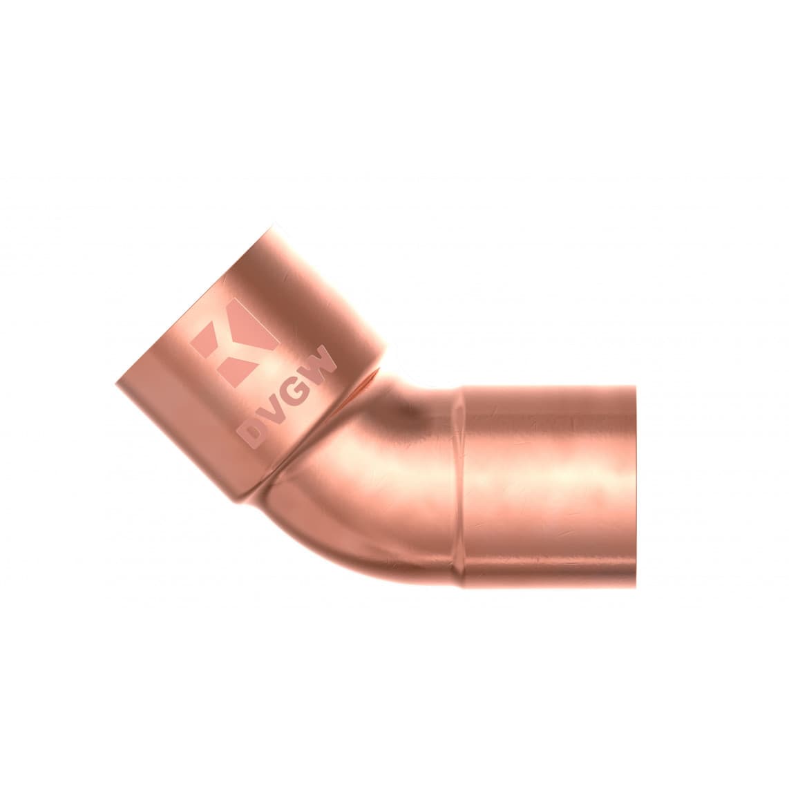 989143055 CU arc 45°, vierge, 18 mm, 1 manchon (5040)