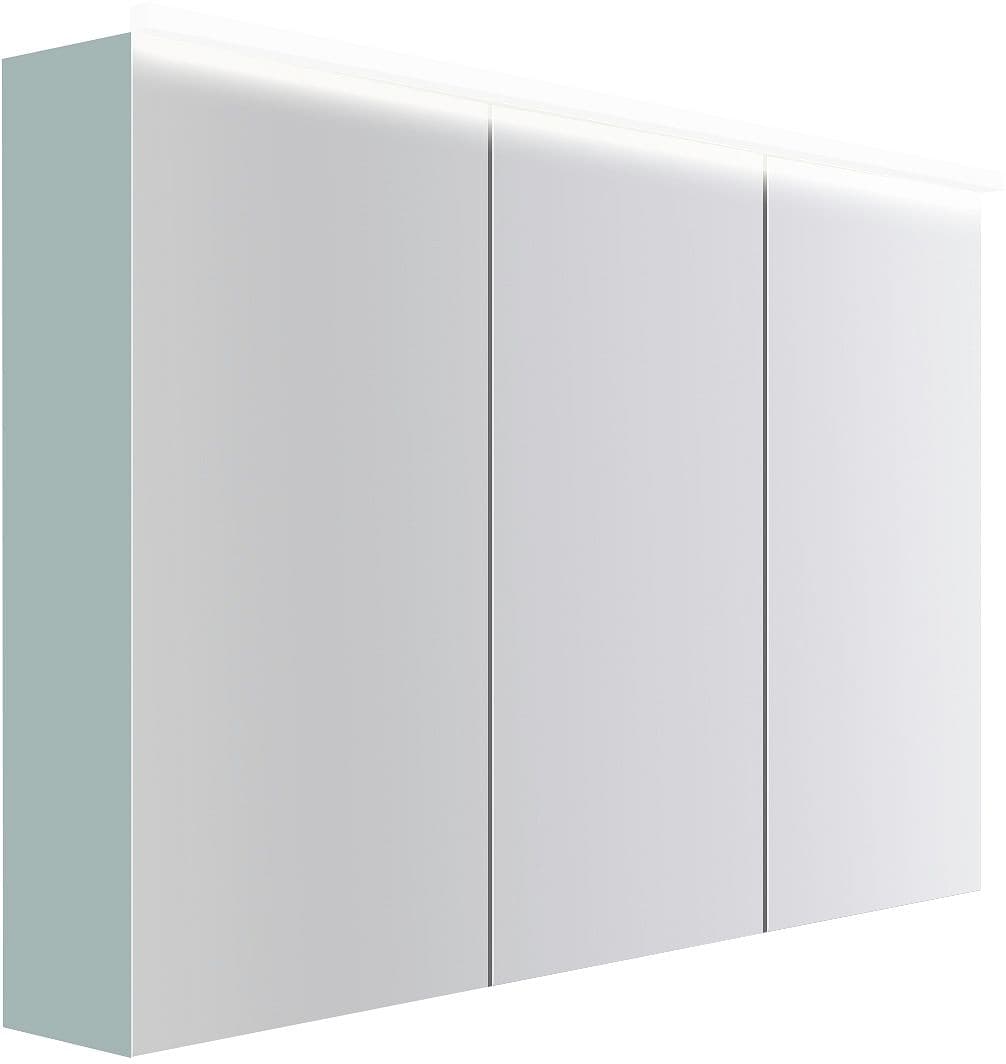 ARMOIRE TOILETTE COFFEE 3 PORTES 1200MM 4250K BLUE AZUR DOUX MAT