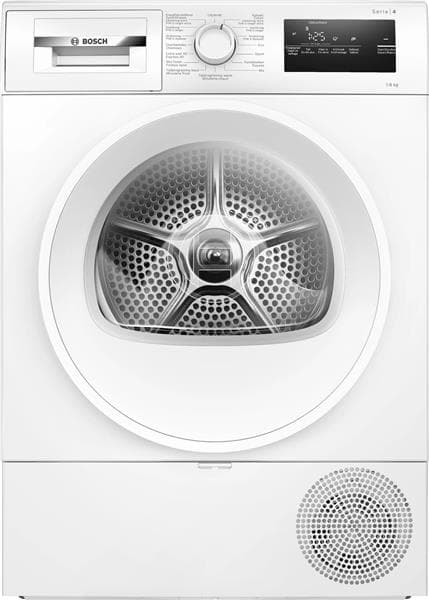 Sèche-linge serie 4 pose-libre classe D, 8,0kg, Easy Clean, set d'évacuation d'eau, display Led avec