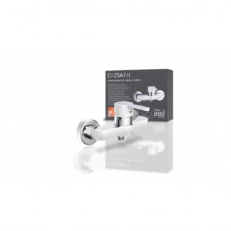 NI168DINWCR DIZIANI Mitigeur douche, blanc/chromé