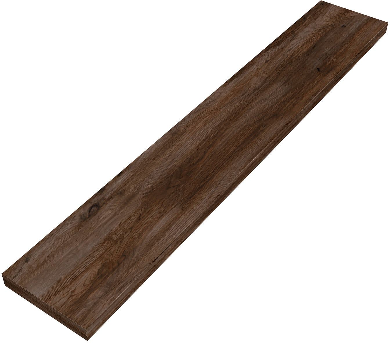 TABLETTE MURALE COFFEE 150X800X19MM JUSQU'A 7KG NOYER VELOURS
