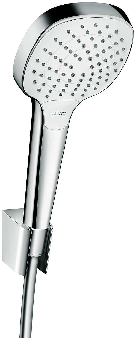 GARNITURE DE BAIN PORTER 'S-CROMA SELECT E VARIO 125CM BLANC-CHROME