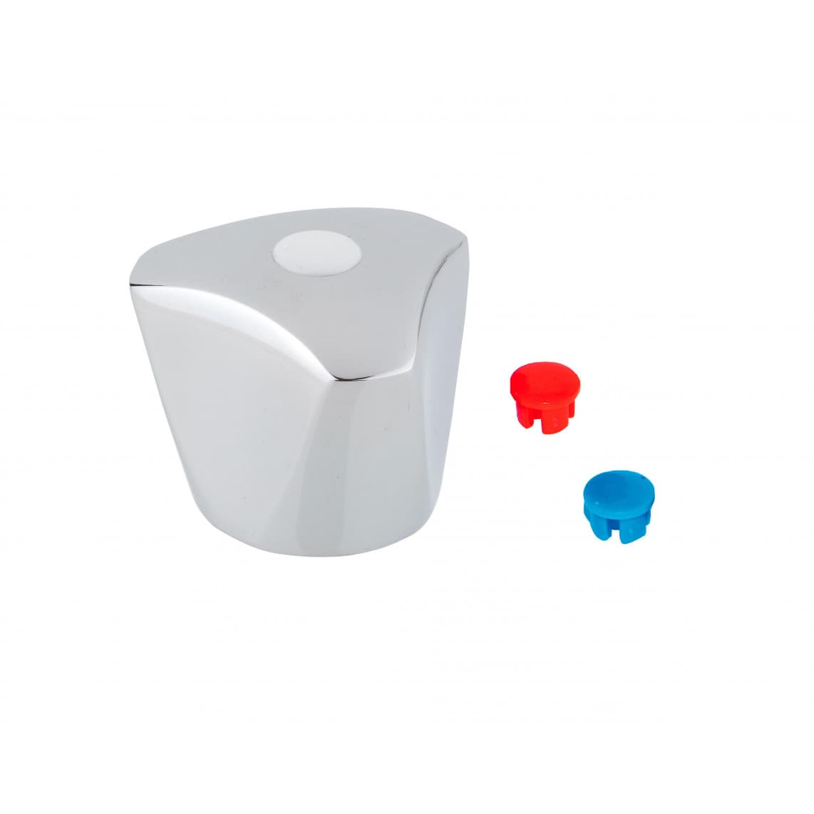 98614730 Métal-poignée de capot, chromé, Marquage bleu/rouge/blanc