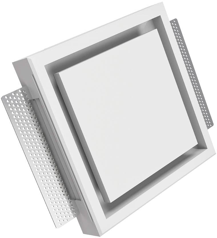 BOUCHE DES.ERGOVENT PLATRE KVADRO 100MM