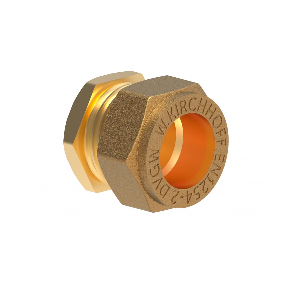 989459217 LT pièce d´extrémité, vierge, 15 mm, raccord à serrer pour tube en cuivre,