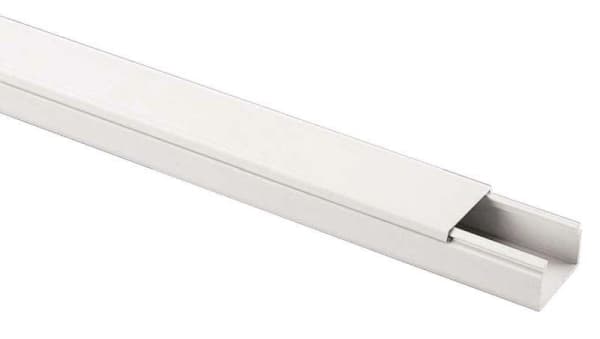 Goulotte Blanche base 15 x hauteur 15mm IP40 - 2m