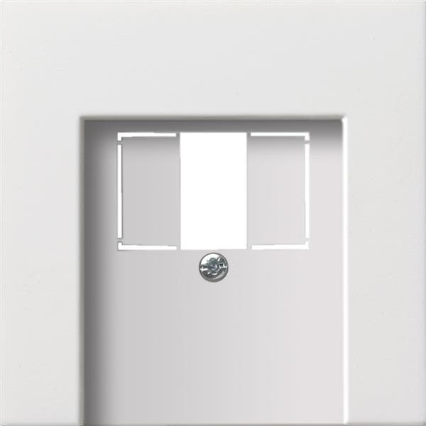 Cache pour TAE et USB Blanc brillant sans zone d'inscription