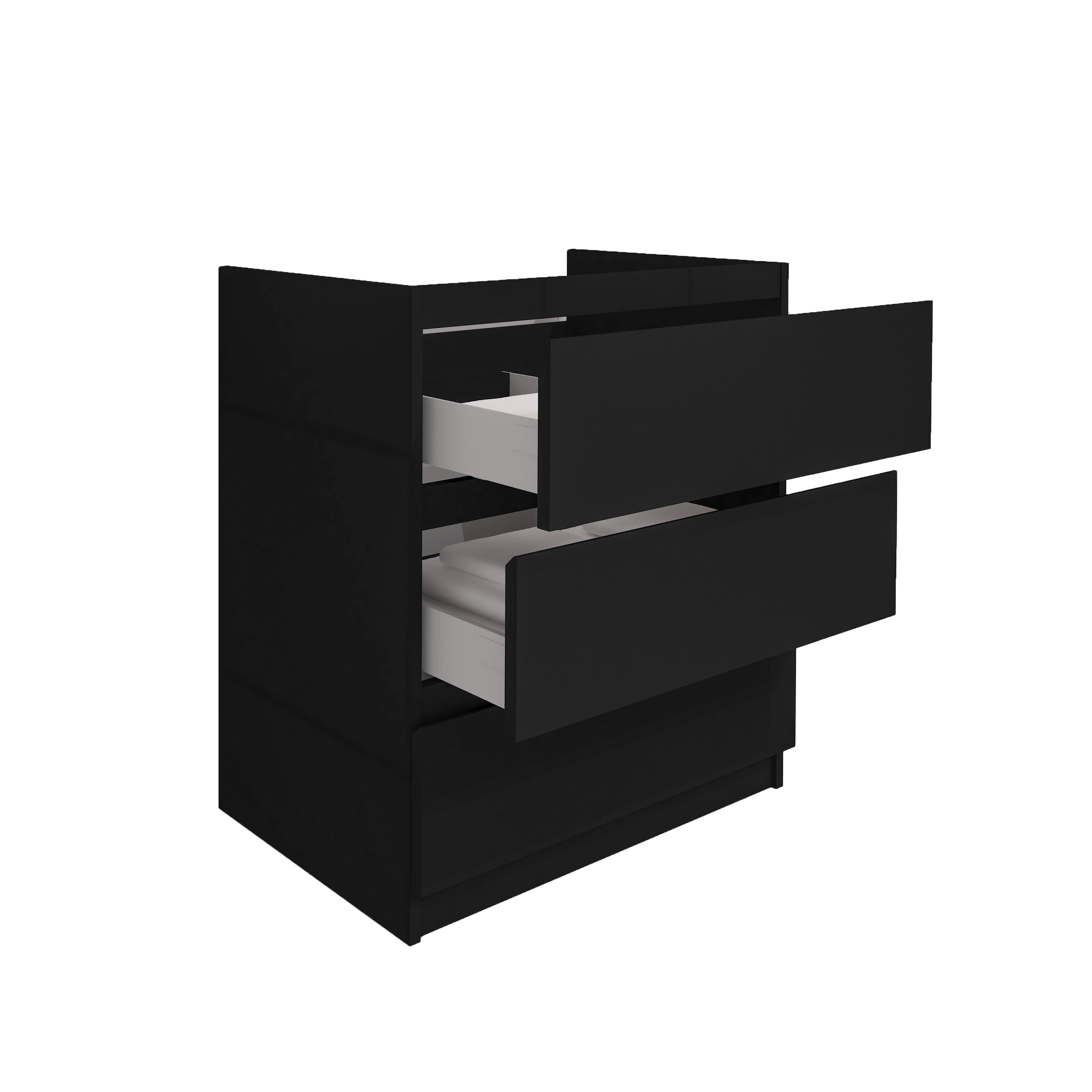 JUPITER MEUBLE SOUS-PLAN (80CM) - NOIR