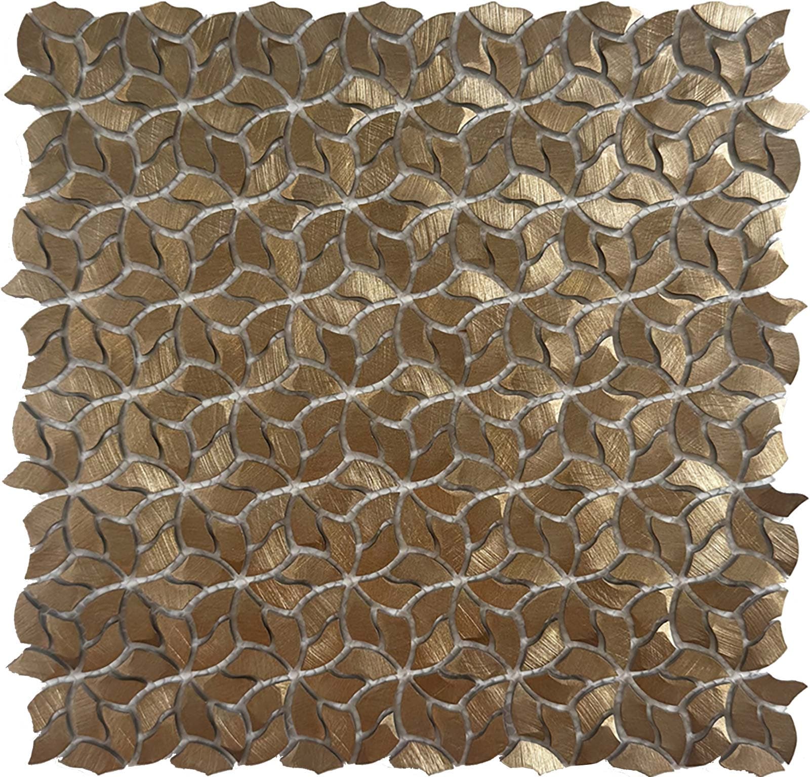 MOSAICO FLOWERS GOLD 29,5×28,4