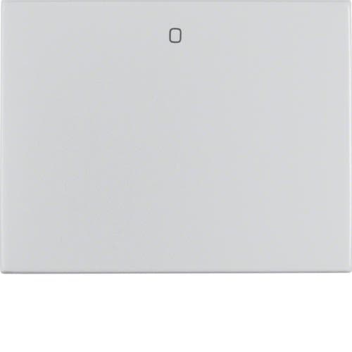 Touche avec inscription « 0 » Berker K.5 Alu