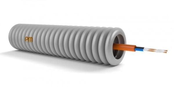 Tube précâblé Pyrolyon 2 x 1.5 diamètre 16mm Lsoh en rouleau de 100m