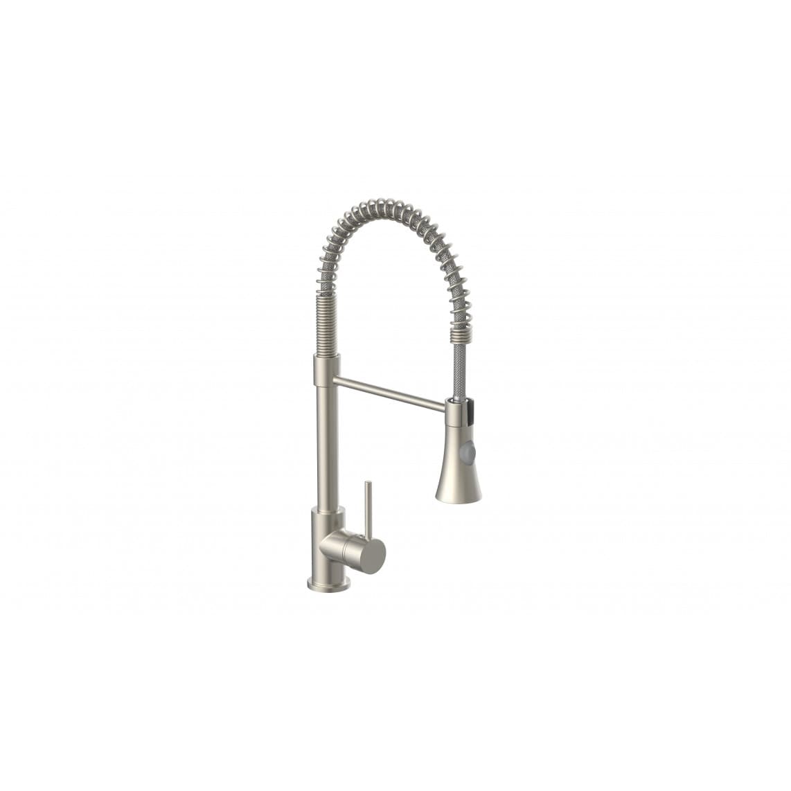 NI183ESCRNI-PR LEON Sink mixer, stainless steel look, with pull-out sprayer