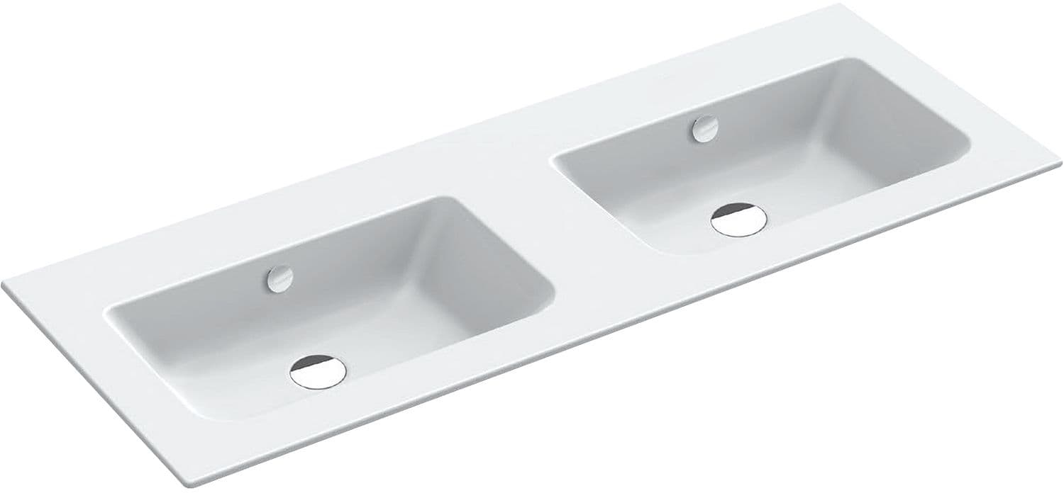 LAVABO DOUBLE ALANO CATALANO CATAGLAZE+ 122X46CM PORCELAINE BLANC MAT