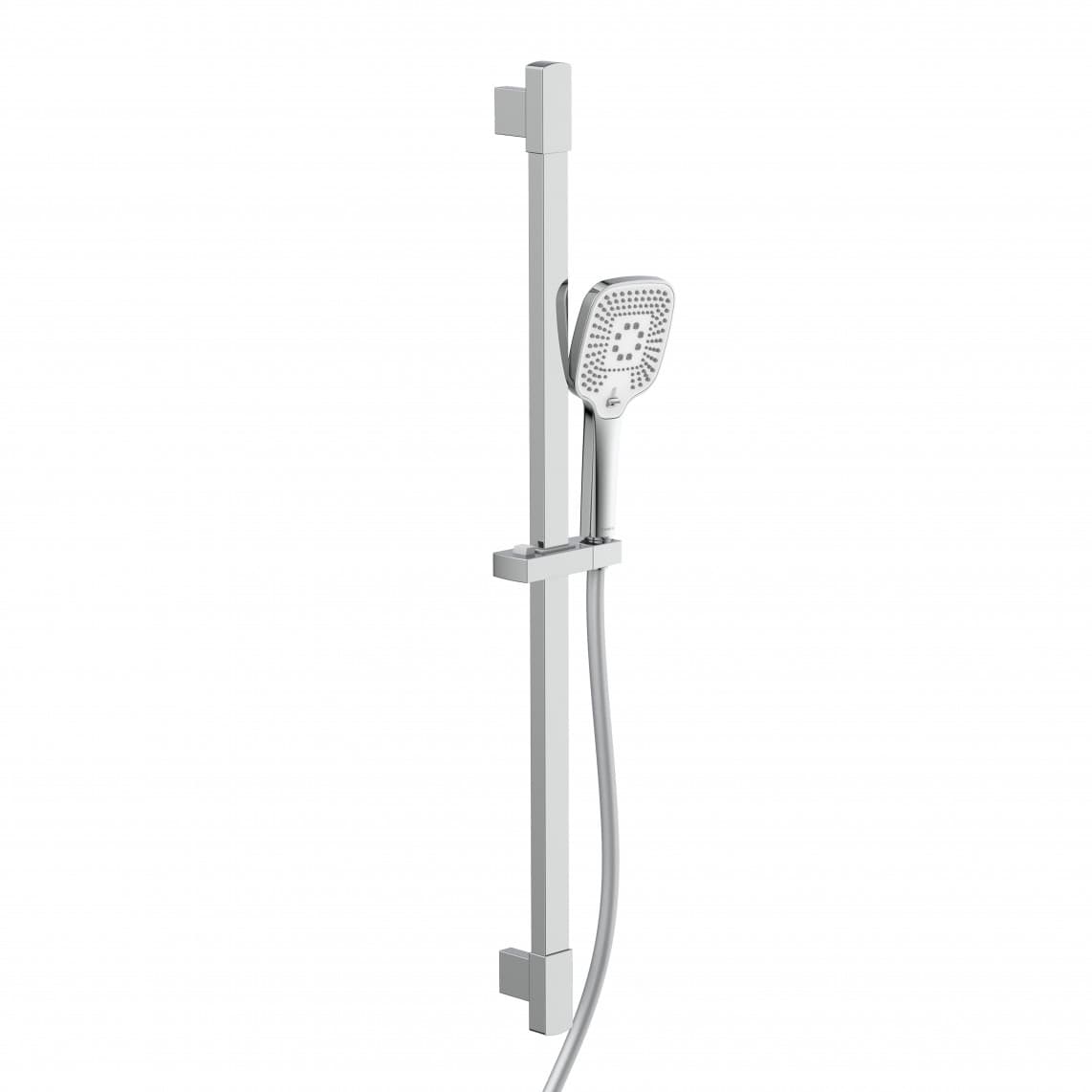 64801 RAVENNA set barre de douche, chromé/blanc