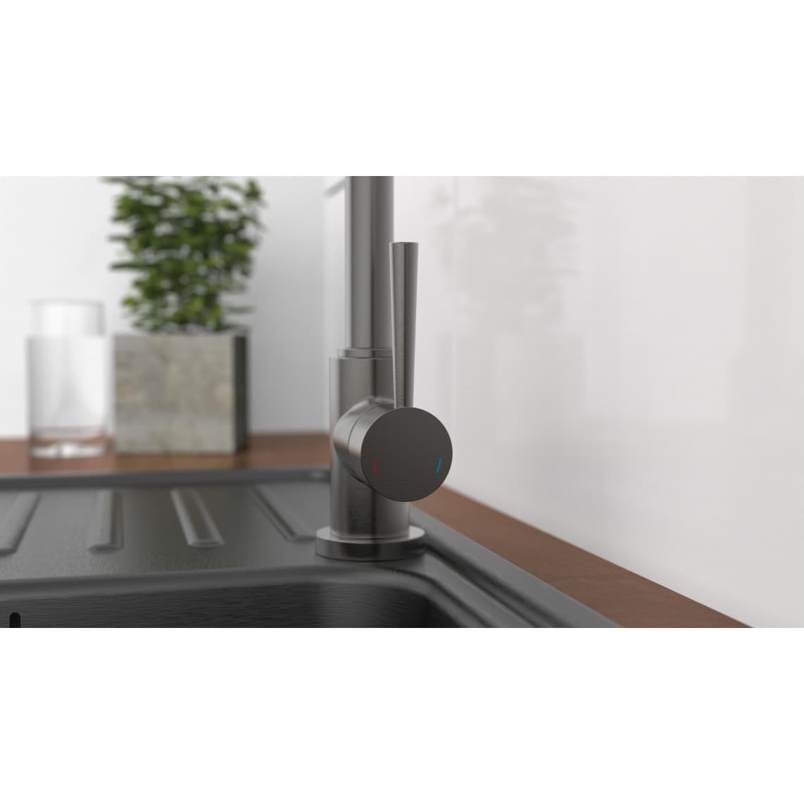 79162 CORNWALL Sink mixer, graphite matt