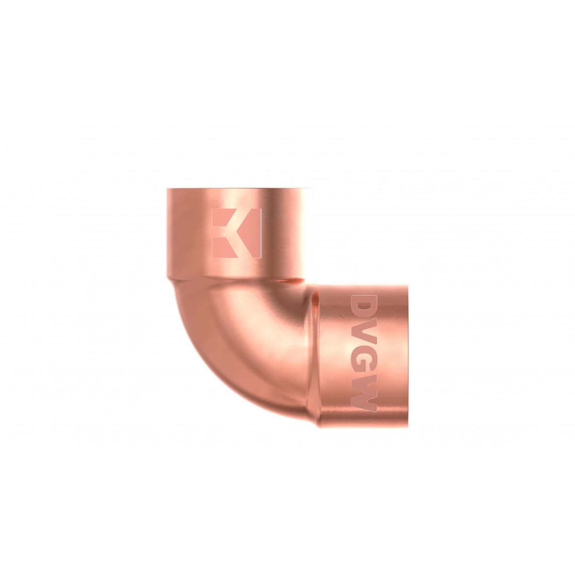 989030055 CU coude 90°, vierge, 10 mm, 2 manchons, (5090)