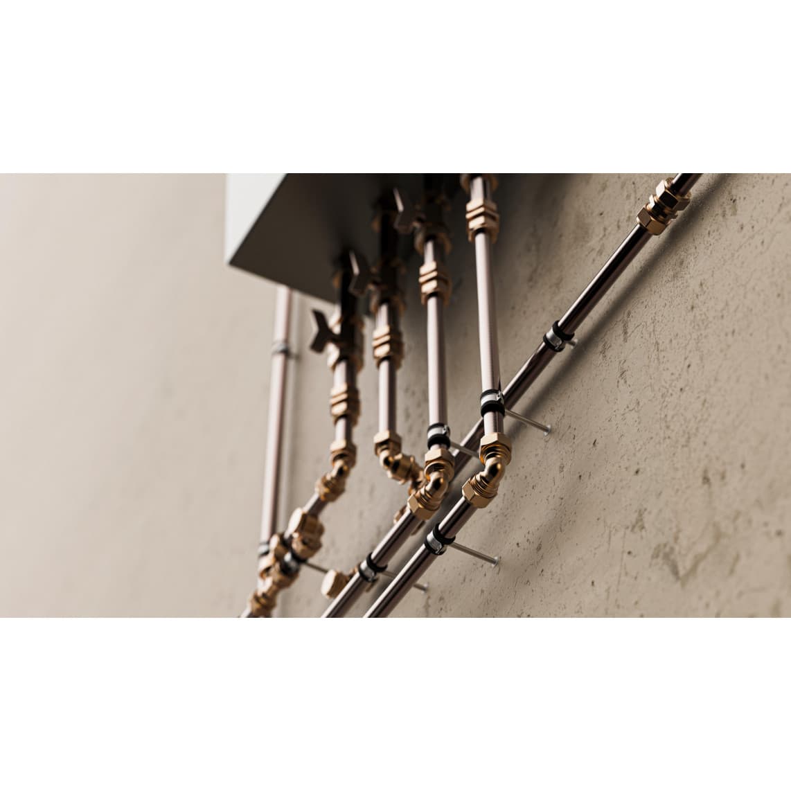 989453417 LT pièce en T, vierge, 22 mm, raccord à serrer pour tube en cuivre
