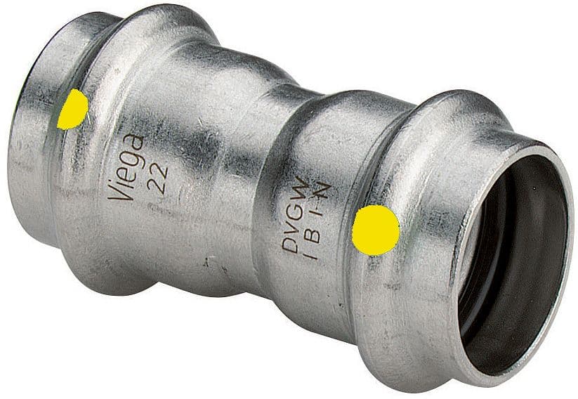 MANCHON 35MM SANPRESS INOX GAZ VIEGA