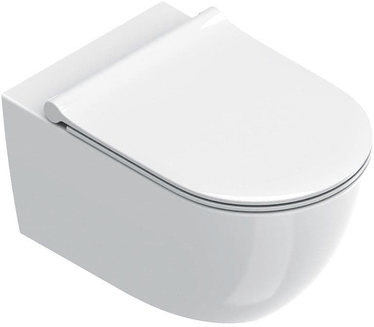 WC SUSPENDU SFERA 55 UP FIX CATALANO CATAGLAZE+ FIXATION INVISIBLE SILENTECH BLANC
