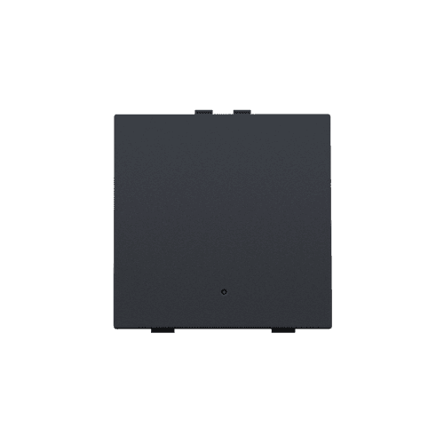 Bouton-poussoir simple avec LED pour Niko Home Control, couleur anthracite coated