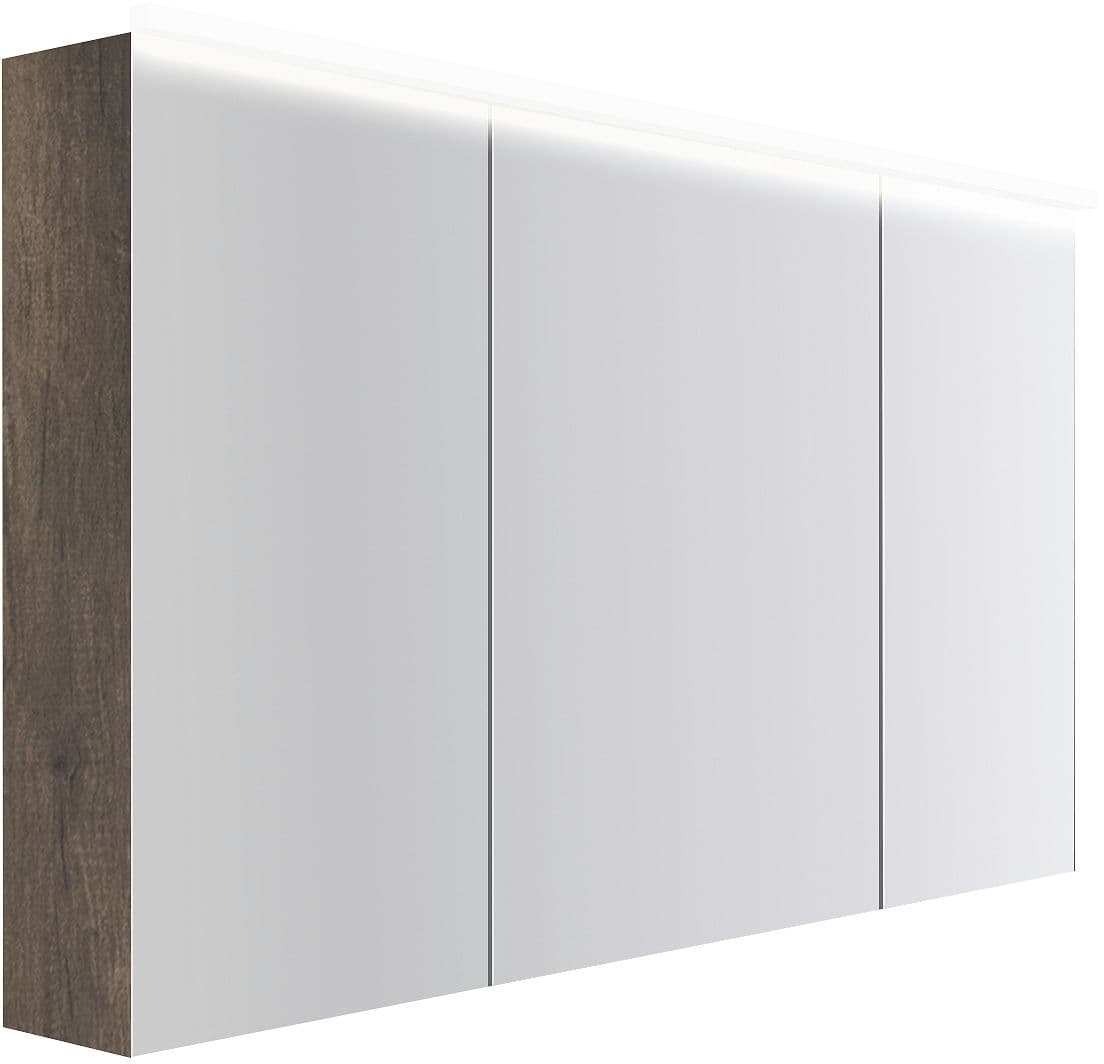ARMOIRE TOILETTE COFFEE 3 PORTES 1400MM 4250K CHATAIGNE