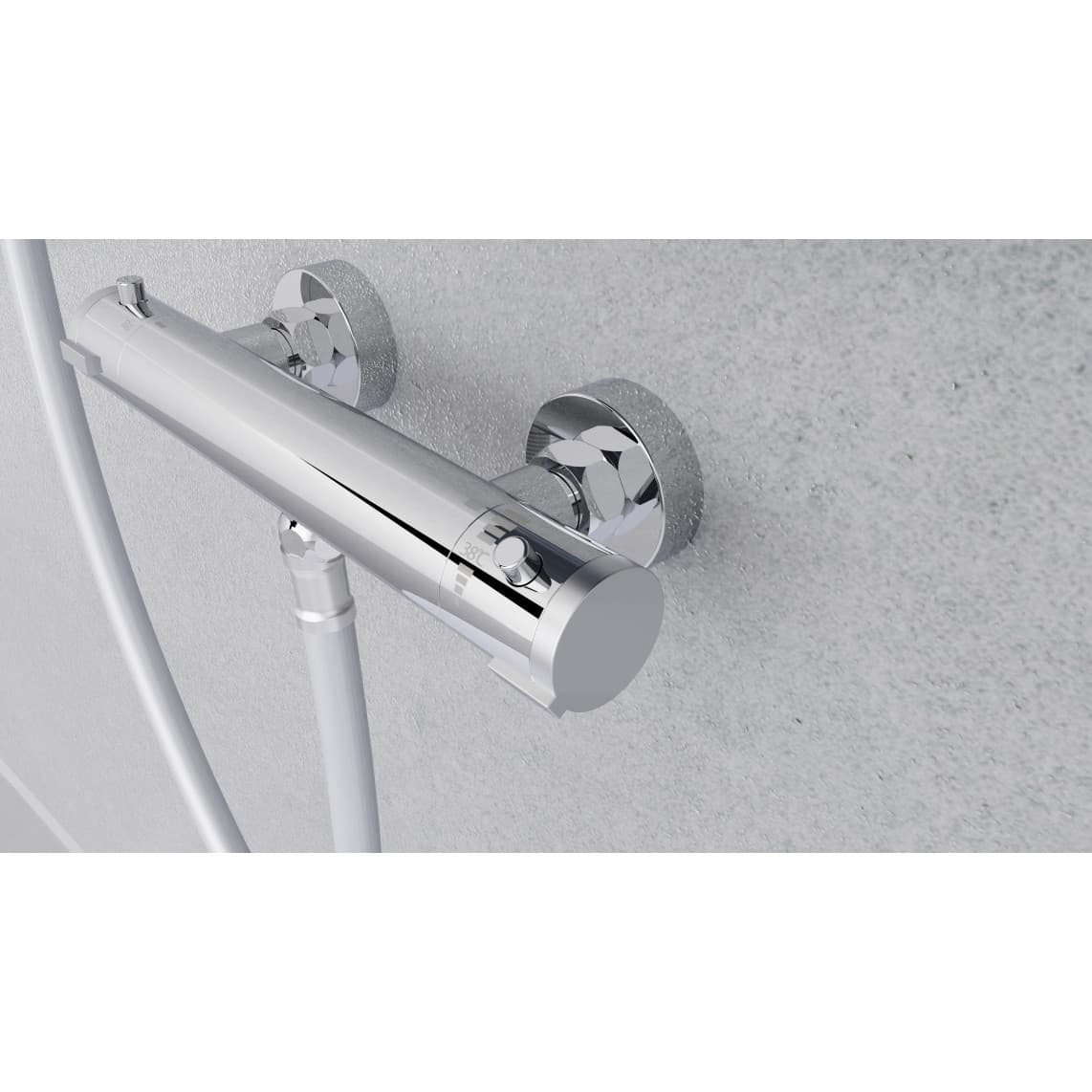 52465 LONDON Mitigeur thermostatique de douche, chromé