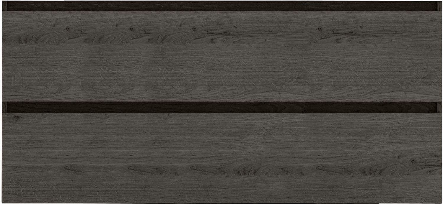SOUS MEUBLE FORM 2 TIROIRS 140CM CHENE GRAPHIT