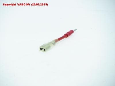 Câble adaptateur connecteur Rouge 6.3 femelle > 2.8 mâle