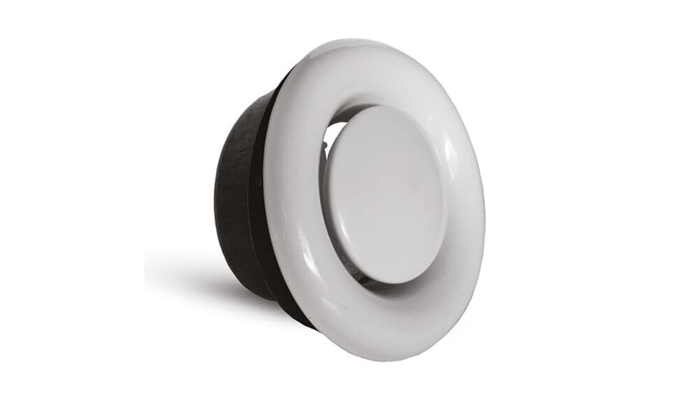 Ventilair EAV-CR-125 bouche de ventilation extraction jusqu'à 90 m²/h D 125 mm