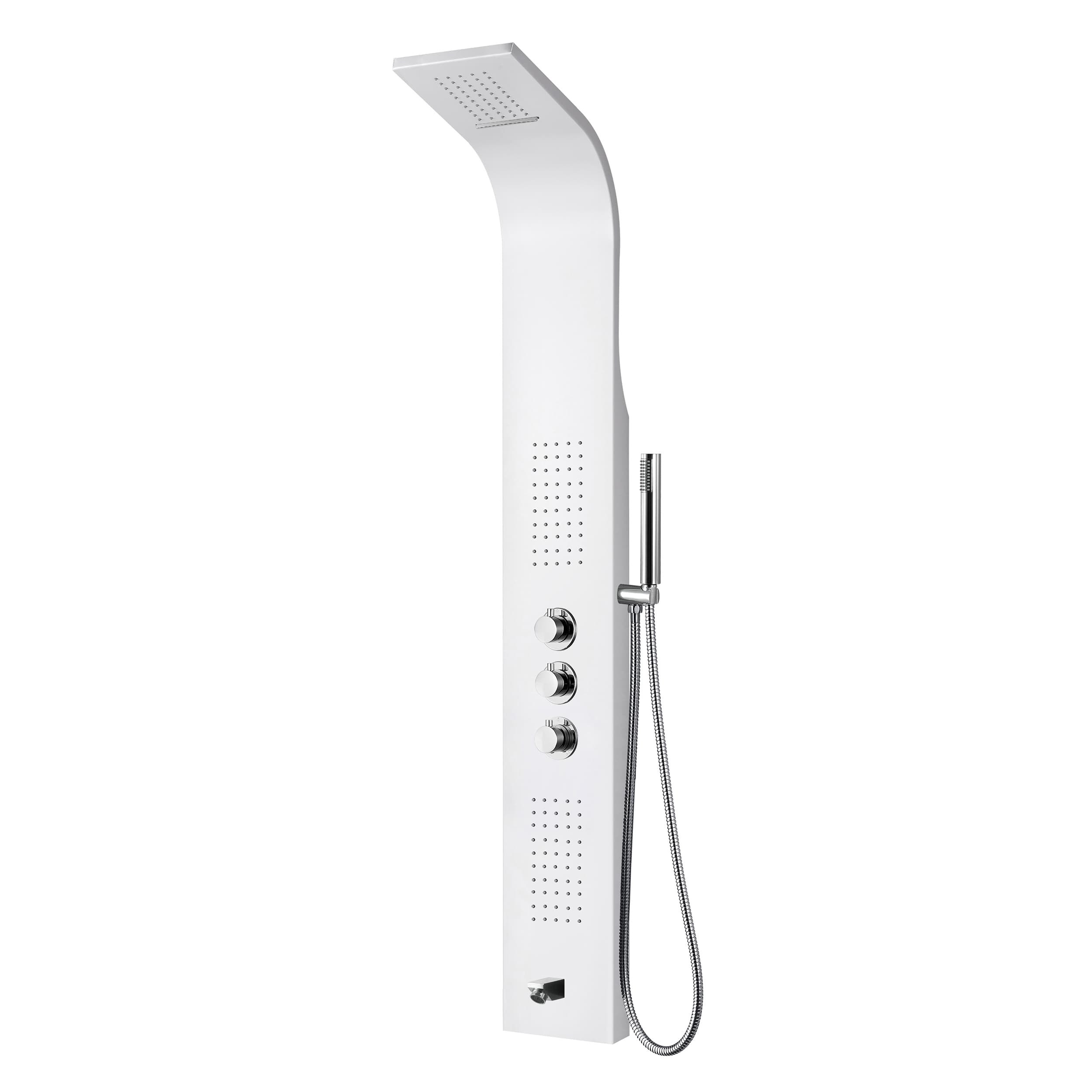 Thermostatic Shower Column White