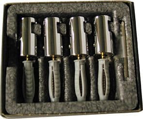 SET ATTACHES MIROIR (4)VOLA CHROME