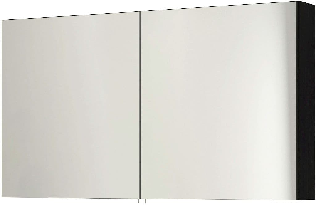 ARMOIRE DE TOILETTE FORM/CITA 2 PORTS REVERSIBLE 120CM CHENE GRAPHIT